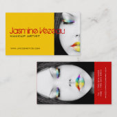 Maskenbildner-Visitenkarten Visitenkarte (Vorne/Hinten)