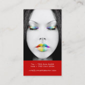 Maskenbildner-Visitenkarten Visitenkarte (Rückseite)