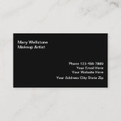 Maskenbildner-Visitenkarten Visitenkarte (Rückseite)