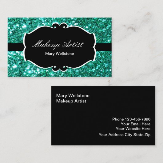 Maskenbildner-Visitenkarten Visitenkarte (Vorne/Hinten)