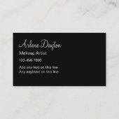 Maskenbildner-Visitenkarten Visitenkarte (Rückseite)