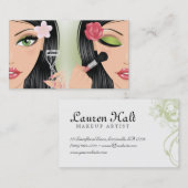 Maskenbildner-Wimper-Lockenwickler erröten Visitenkarte (Vorne/Hinten)