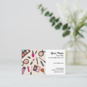 MaskenbildnerBeautician Visitenkarte (Stehend Vorderseite)