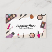 MaskenbildnerBeautician Visitenkarte (Rückseite)