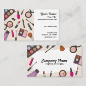 MaskenbildnerBeautician Visitenkarte (Vorne/Hinten)