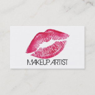 MaskenbildnerCosmetologistCosmetology elegant Visitenkarte