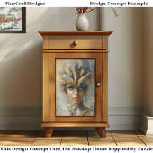 Maskenbildnerinnen 159 Verlassen Seidenpapier