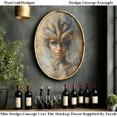 Maskenbildnerinnen 159 Verlassen Seidenpapier