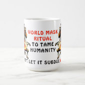 Maskencoffee-Tasse Kaffeetasse (Mittel)