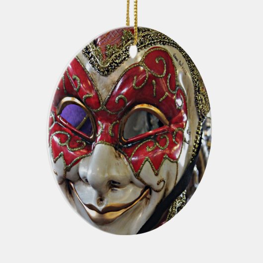 Maskendesign Keramik Ornament (Rechts)