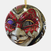 Maskendesign Keramik Ornament (Vorne)