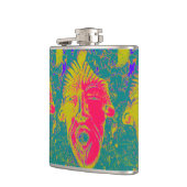 Maskenflasche Flachmann (Links)