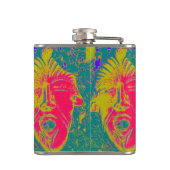 Maskenflasche Flachmann (Rückseite)