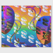 Maskengeschenkpapier und geschenkpapier (Flach)