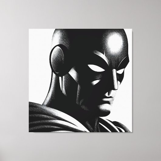 Maskenjustiz Leinwanddruck (Vorderseite)