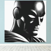 Maskenjustiz Leinwanddruck (Insitu (Holzboden))