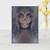 Maskenkarte Karte (Gelbe Blume)