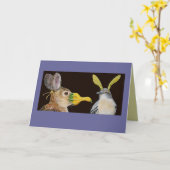 Maskenkarte Karte (Gelbe Blume)