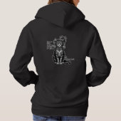 Maskenkatze Hoodie (Rückseite)