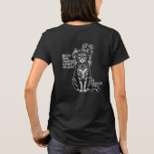 Maskenkatze T-Shirt (Rückseite)