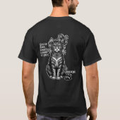 Maskenkatze T-Shirt (Rückseite)