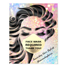 Maskenmaske mit erforderlichem Covid-Glitzer Holog