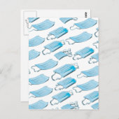 Maskenmaske Postkarte (Vorne/Hinten)