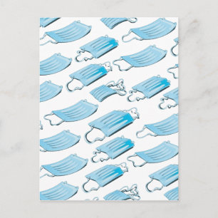 Maskenmaske Postkarte