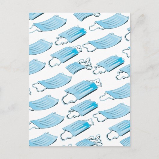 Maskenmaske Postkarte (Vorderseite)