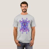 Maskenplum Periwinkle T-Shirt (Vorne ganz)