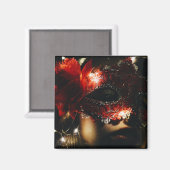 Maskenreihe, Maskenmaske Magnet (Vorderseite/Rückseite)