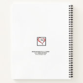 Maskenspirale-Notebook Notizblock (Rückseite)