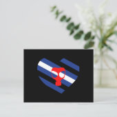 Maskenstolz Postkarte (Stehend Vorderseite)
