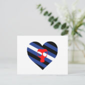 Maskenstolz Postkarte (Stehend Vorderseite)