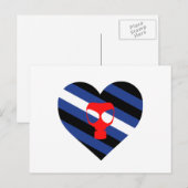 Maskenstolz Postkarte (Vorne/Hinten)