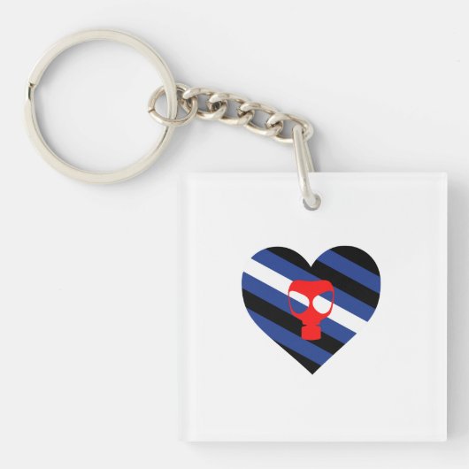Maskenstolz Schlüsselanhänger (Vorderseite)