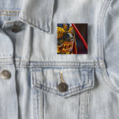 Maskentanz beim Tshechu Festival Button (Beispiel)
