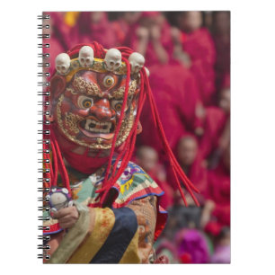 Maskentanzaufführung beim Tshechu-Festival 3 Notizblock