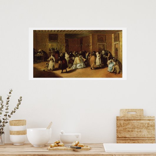 Maskentreffen Poster (Küche)