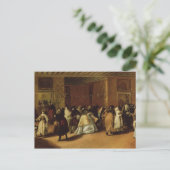 Maskentreffen Postkarte (Stehend Vorderseite)
