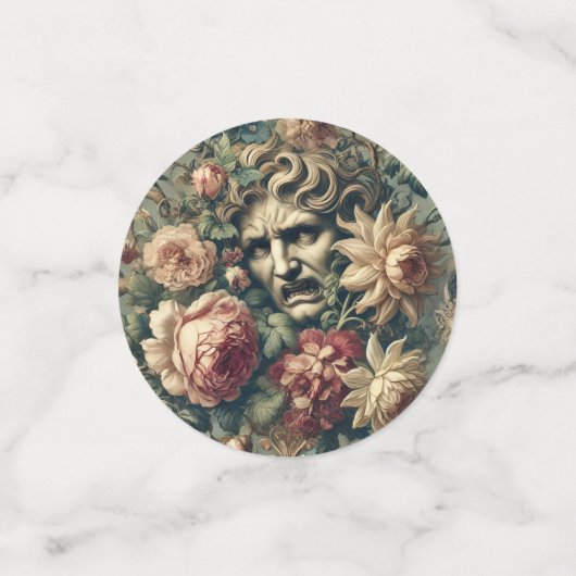 Maskenverfall — gotisch Viktorianisch Konfetti (Klein Vorderseite)