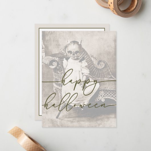 Maskenvorlage Mitteilungskarte (Vorderseite/Rückseite Beispiel)