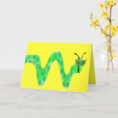 Maskenwurm Karte (Gelbe Blume)
