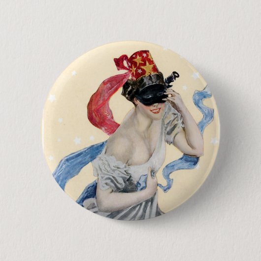 Maskerade Button (Vorderseite)