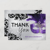 Maskerade danken Ihnen Karten (Vorne/Hinten)