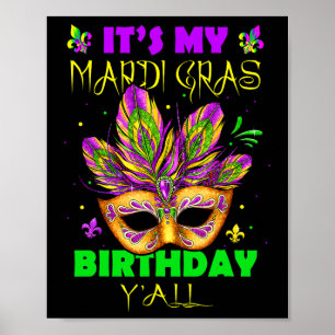 Maskerade Geburtstagsgeschenk Paraden Kostüm Party Poster