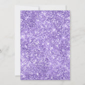 Maskerade irisierende Venezianische Maske Gürtel Einladung (Rückseite)