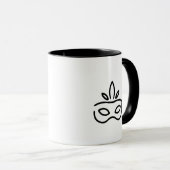 Maskerade Kunst Tasse (VorderseiteRechts)