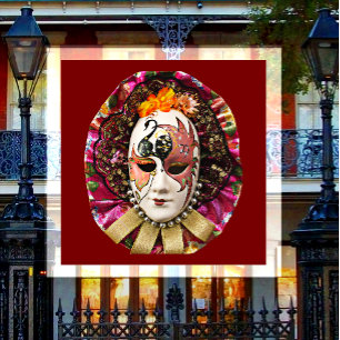 Maskerade, Mardi Gras-Maske Magnet