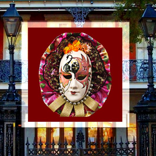 Maskerade, Mardi Gras-Maske Magnet